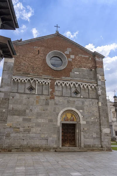 Gallarate Varese Lombardy Italy Exterior Medieval San Pietro Church — Stock Photo, Image