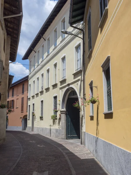 Somma Lombardo Varese Lombardy Italien Typische Alte Straße — Stockfoto