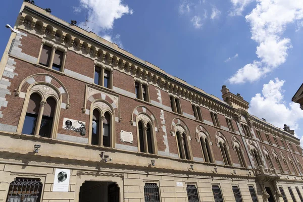 Legnano Milán Lombardie Itálie Historické Budově Známé Jako Palazzo Malinverni — Stock fotografie