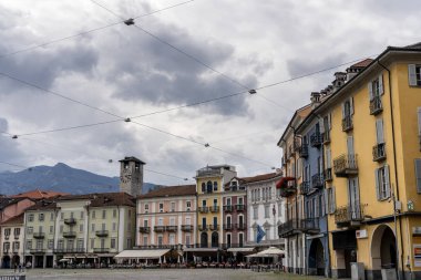 Locarno, Ticino, İsviçre: ana meydanı Piazza Grande bilinen şehir