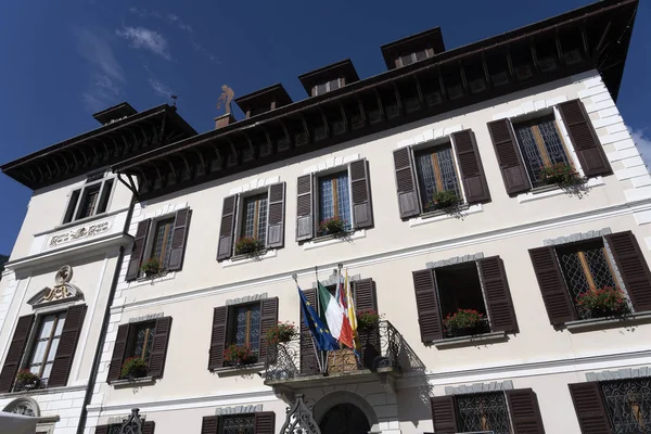 Santa Maria Maggiore Verbano Cusio Ossola Piemonte Italia Historisk Bygning – stockfoto