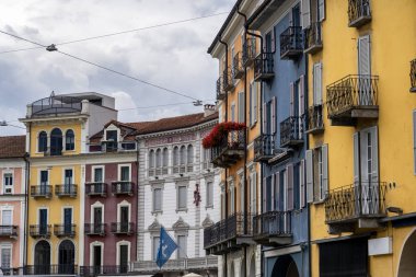 Locarno, Ticino, İsviçre: ana meydanı Piazza Grande bilinen şehir