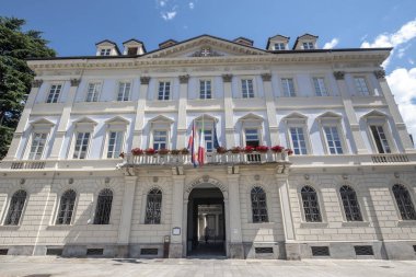 Domodossola, Verbano Cusio Ossola, Piedmont, İtalya için tarihi binaları: barındırma Belediye Sarayı