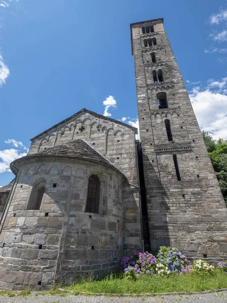 Villadossola Verbano Cusio Ossola Piamonte Italia Exterior Iglesia Medieval San —  Fotos de Stock