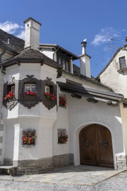Santa Maria Maggiore, Verbano Cusio Ossola, Piedmont, İtalya: tarihi binanın eski şehir