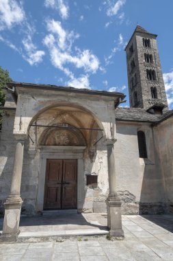 Villadossola, Verbano Cusio Ossola, Piedmont, İtalya: dış Ortaçağ San Bartolomeo kilisenin