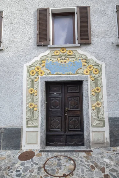 Intragna Ticino Switzerland Italy Facade Old Typical House — Stock Photo, Image