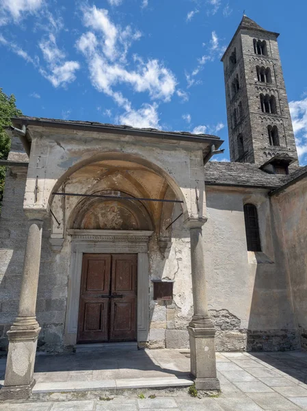 Villadossola Verbano Cusio Ossola Piemonte Itália Exterior Igreja Medieval San — Fotografia de Stock