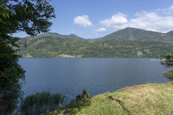 Omegna Verbano Cusio Ossola Piamonte Italia Lago Orta Por Mañana —  Fotos de Stock