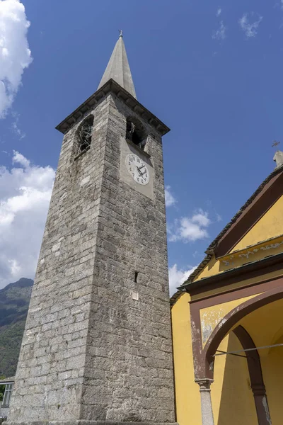 Anzola Ossola Verbano Cusio Ossola Piemonte Itália Exterior Igreja Medieval — Fotografia de Stock