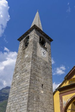 Anzola d'Ossola, Verbano Cusio Ossola, Piedmont, İtalya: San Tomaso ortaçağ kilise dış