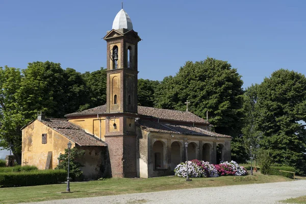 マドンナ Viri Ronsecco ヴェルチェッリ ピエモンテ イタリアの近くの聖域 教会の外観 — ストック写真