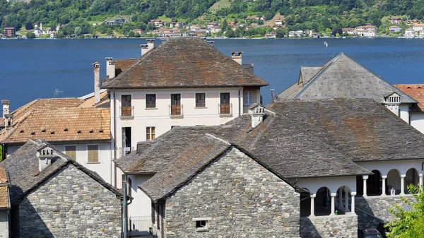 Orta San Giulio Verbano Cusio Ossola Piedmont Italy Cityscape Lake — Stock Photo, Image