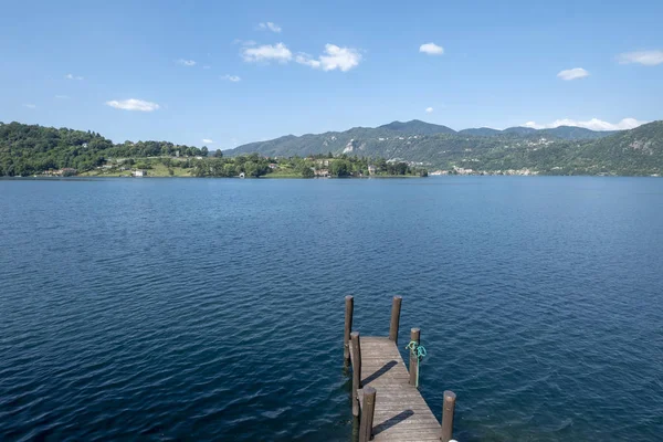 Lago Orta Verbano Cusio Ossola Piemonte Itália Verão — Fotografia de Stock