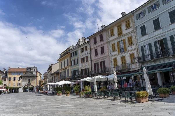 Orta San Giulio Βερμπάνο Κούζιο Όσολα Σαρδηνία Ιταλία Παλιά Τυπική — Φωτογραφία Αρχείου