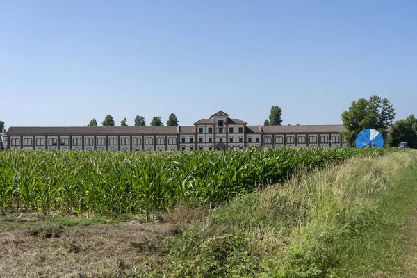 Tarihi Çiftliği Nde Darola Vercelli Piedmont Talya — Stok fotoğraf