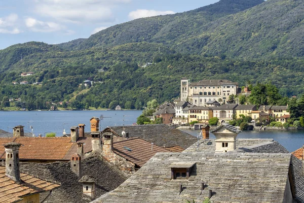 Orta San Giulio Verbano Cusio Ossola Piamonte Italia Paisaje Urbano —  Fotos de Stock