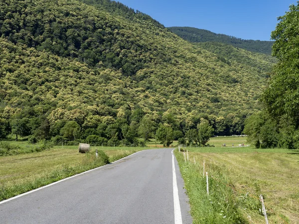 Valley Stura Demonte Cuneo Piedmont Italy Landscape Summer Bicycle Way — Stock Photo, Image