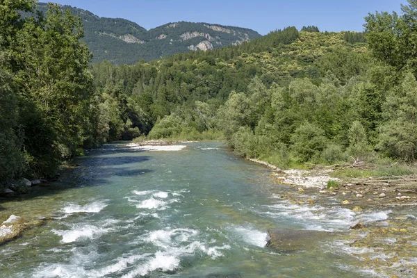 Valle Stura Demonte Cuneo Piamonte Italia Paisaje Verano Largo Del — Foto de Stock