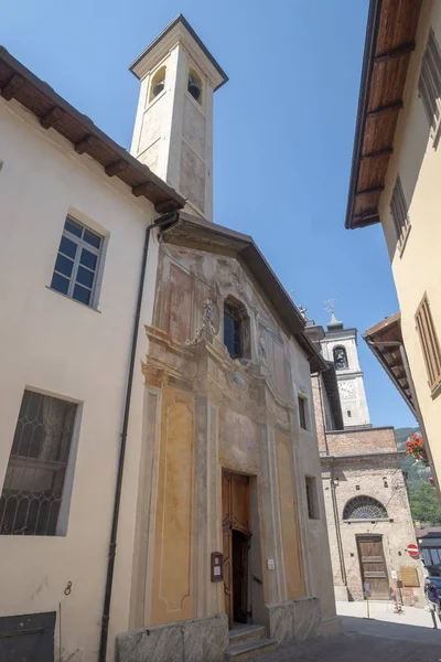 Demonte Piemonte Cuneo Olaszország Történelmi Épület Város Sttura Völgyben — Stock Fotó