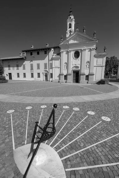 San Pietro Del Gallo Cuneo Piemonte Italia Esterno Della Storica — Foto Stock