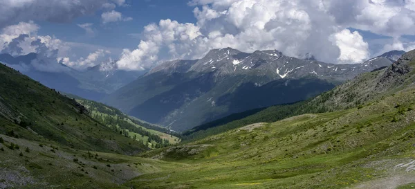 Mountain Landscape Road Colle Dell Assietta Colle Delle Finestre Turin — Stock Photo, Image