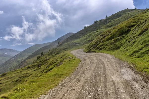 Mountain Landscape Road Colle Dell Assietta Colle Delle Finestre Turin — Stock Photo, Image