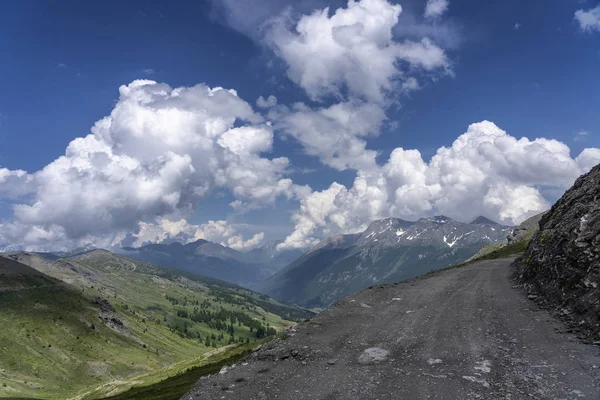 Horská Krajina Cestě Colle Dell Assietta Colle Delle Finestre Turín — Stock fotografie