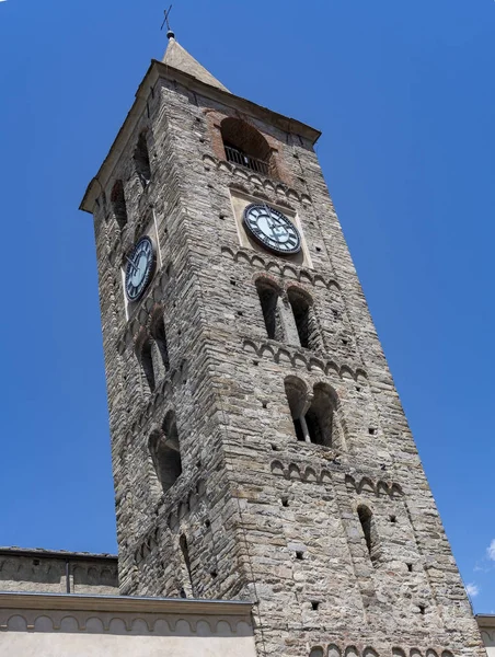 Iglesia Histórica Sant Antonino Susa Turín Piamonte Italia — Foto de Stock