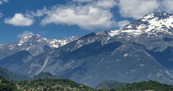 Paisagem Montanhosa Vale Susa Turim Piemonte Itália Verão — Fotografia de Stock