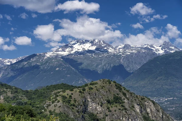 Susa Valley Torinó Piemonte Olaszország Nyári Hegyi Táj — Stock Fotó