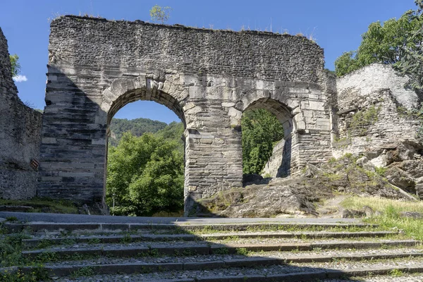 Susa Turin Piemonte Italien Den Romerska Akvedukten — Stockfoto