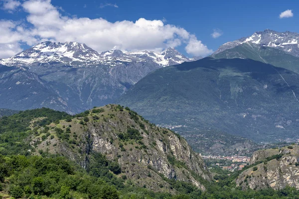 Mountain Landscape Susa Valley Turin Piedmont Italy Summer — Stock Photo, Image