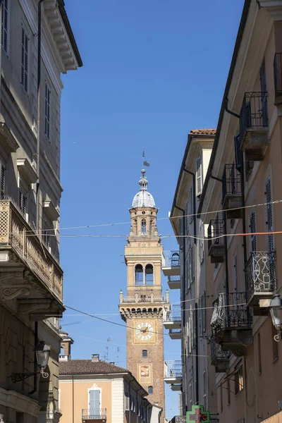 Casale Monferrato Alessandria Piemonte Italië Gemeentelijke Toren Middeleeuwse Monument — Stockfoto