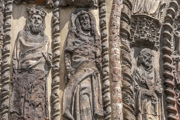 Chivasso Turín Piemont Itálie Fasáda Středověké Katedrály — Stock fotografie