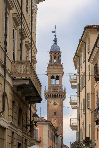 Casale Monferrato Alessandria Piemonte Olaszország Városi Torony Középkori Műemlék — Stock Fotó