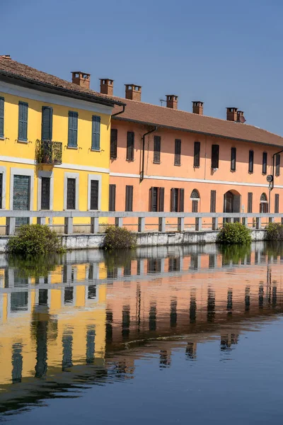 Annemasse Milano Lombardiet Italien Historiska Staden Längs Naviglio Grande Sommaren — Stockfoto