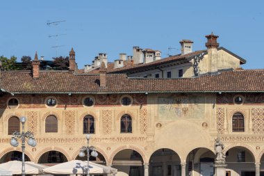 Vigevano, Pavia, Lombardiya, İtalya: Piazza Ducale bilinen şehrin tarihi Ana Meydanı