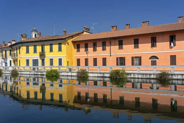 Gaggiano Milán Lombardie Itálie Historické Město Podél Naviglio Grande Léto — Stock fotografie