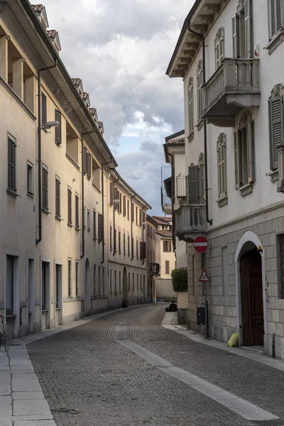 Vigevano Pavia Lombardy Italy Old Street Historic Buildings — Stock Photo, Image