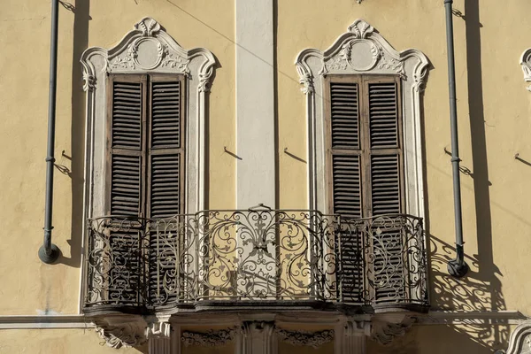 Vigevano Pavia Lombardiet Italien Fasaden Historiska Palats Nära Piazza Ducale — Stockfoto