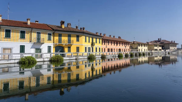 Gaggiano Milán Lombardie Itálie Historické Město Podél Naviglio Grande Léto — Stock fotografie