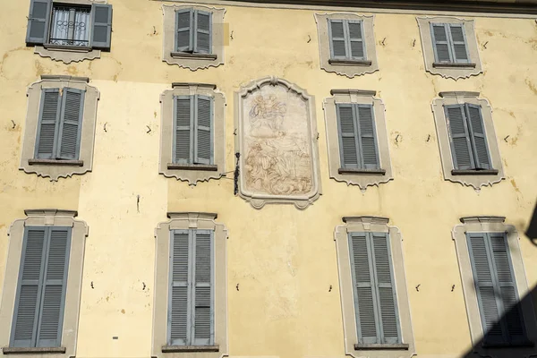 Vigevano Pavia Lombardia Itália Fachada Palácio Histórico Perto Piazza Ducale — Fotografia de Stock