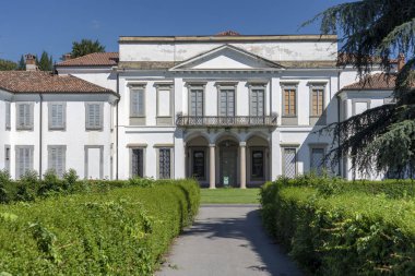 Monza park (Lombardy, İtalya) - Palazzo Mirabello, 17 yüzyılda inşa edilmiş.