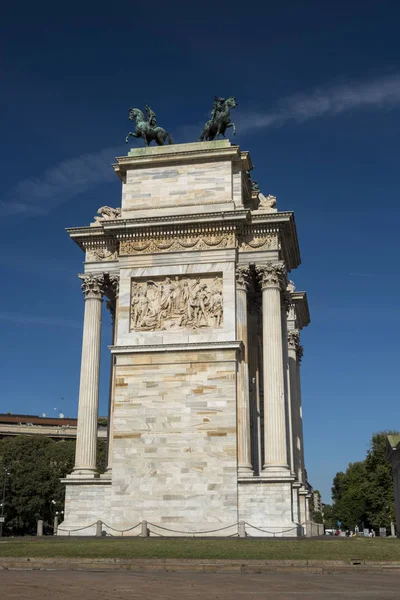 Milan, Italy: Arco della Pace — Stockfoto