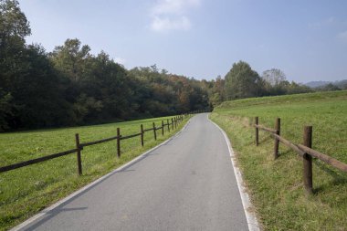 Sonbahar Curone Park peyzaj