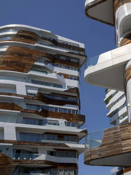Edificios residenciales Hadid en Citylife, en Milán —  Fotos de Stock