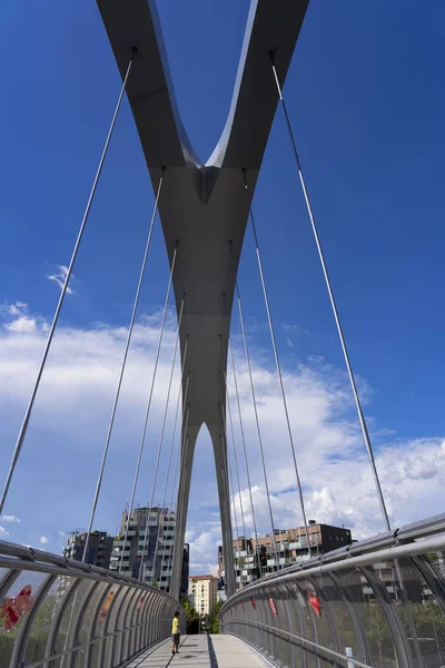 Edificios modernos en Portello, en Milán —  Fotos de Stock