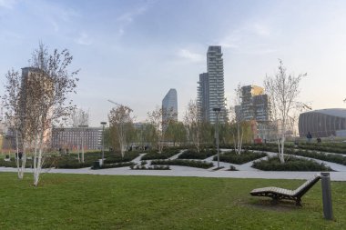 Gae Aulenti Square, Milan modern binalar
