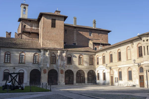 Hrad San Colombano al Lambro, Itálie — Stock fotografie